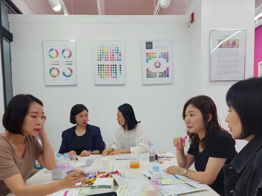 컬러 진단·스타일링 워크숍 현장