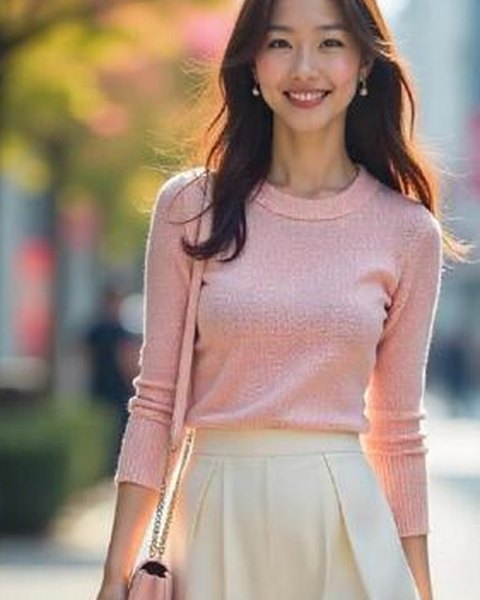 봄 톤 스타일 예시